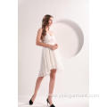 Women's White Camisole Lace Dress